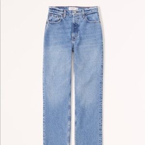 Ultra High Rise 90s Straight Jean - Abercrombie & Fitch